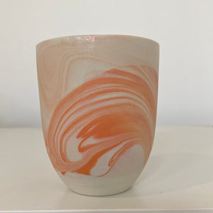 Swirl Orange Mug